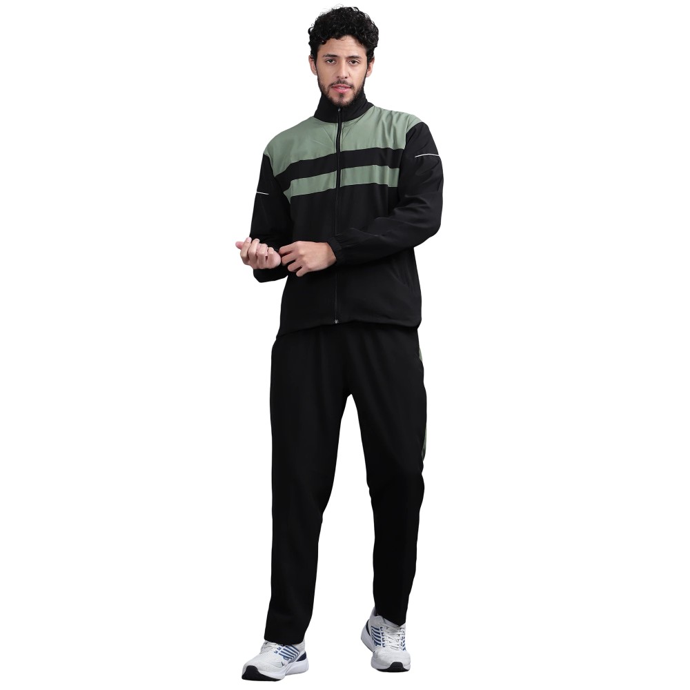 FlexRun Men's Tracksuit - 100% Polyester FlexRun Men's Tracksuit - 100% Polyester