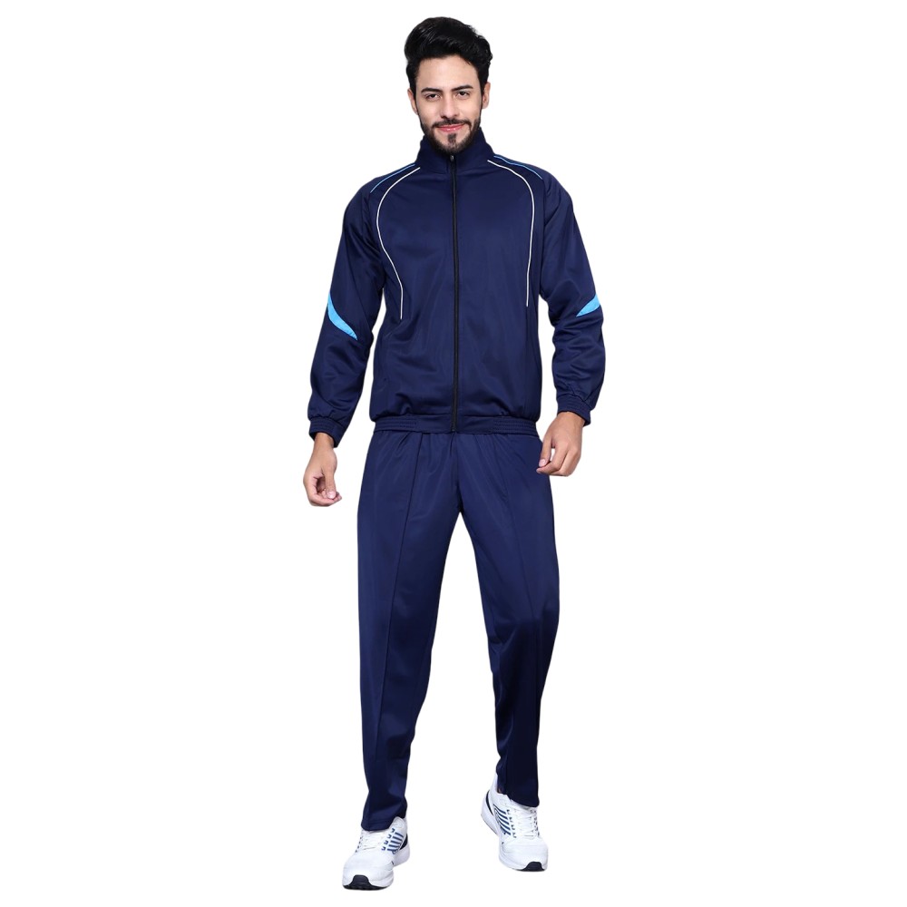 StreetPulse Men's Tracksuit - 100% Polyester StreetPulse Men's Tracksuit - 100% Polyester