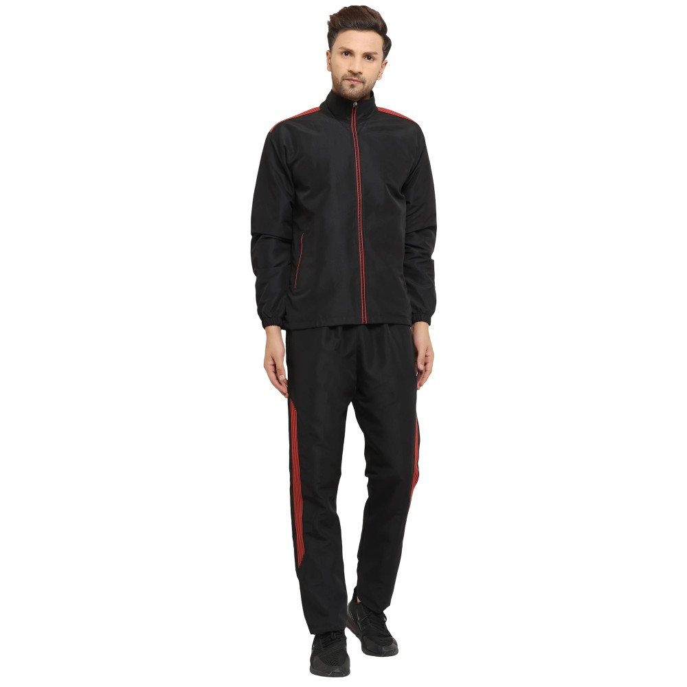 TrackLuxe Men's Tracksuit - 100% Polyester TrackLuxe Men's Tracksuit - 100% Polyester