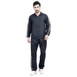 TrackPulse Men's Tracksuit - 100% Polyester