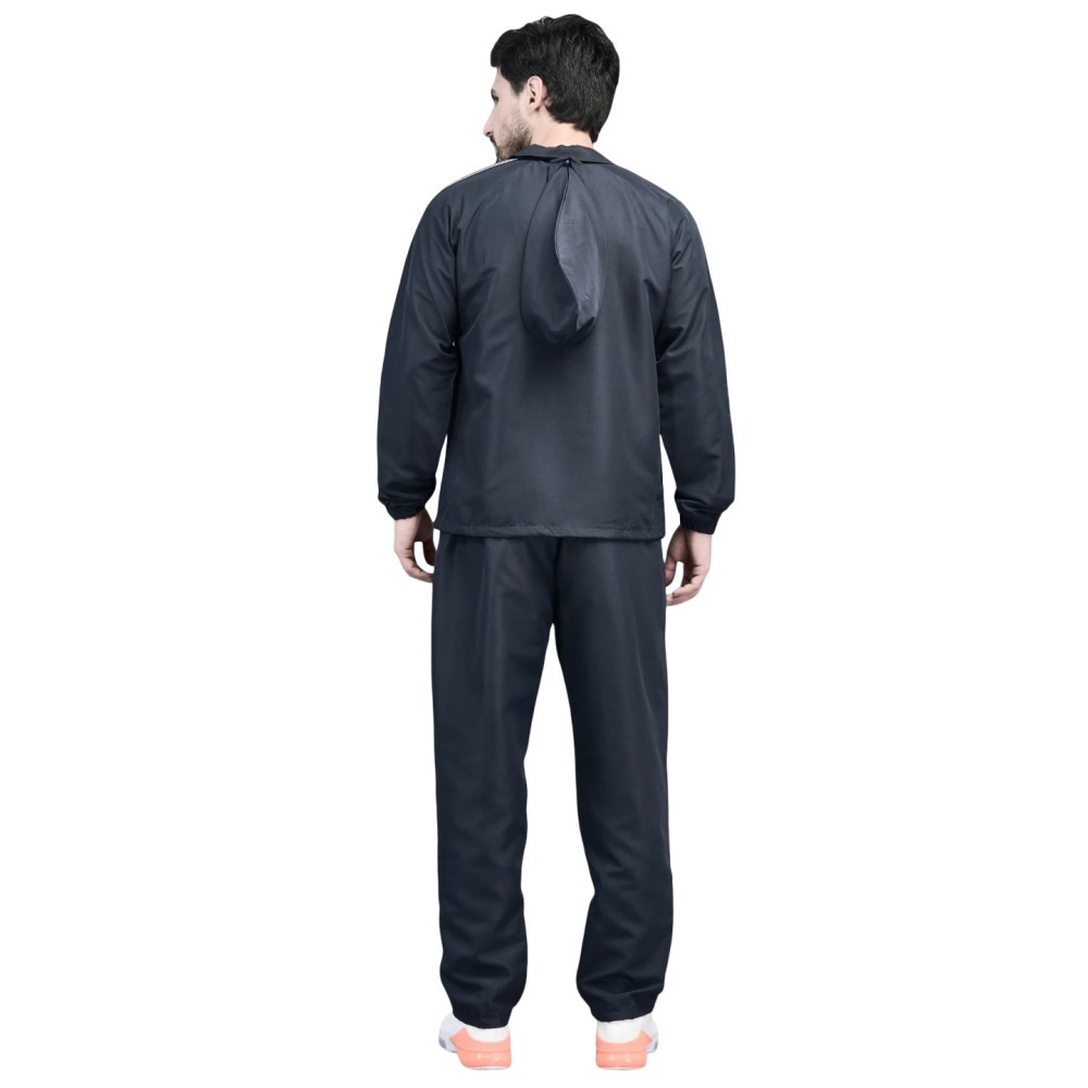 TrackPulse Men's Tracksuit - 100% Polyester TrackPulse Men's Tracksuit - 100% Polyester