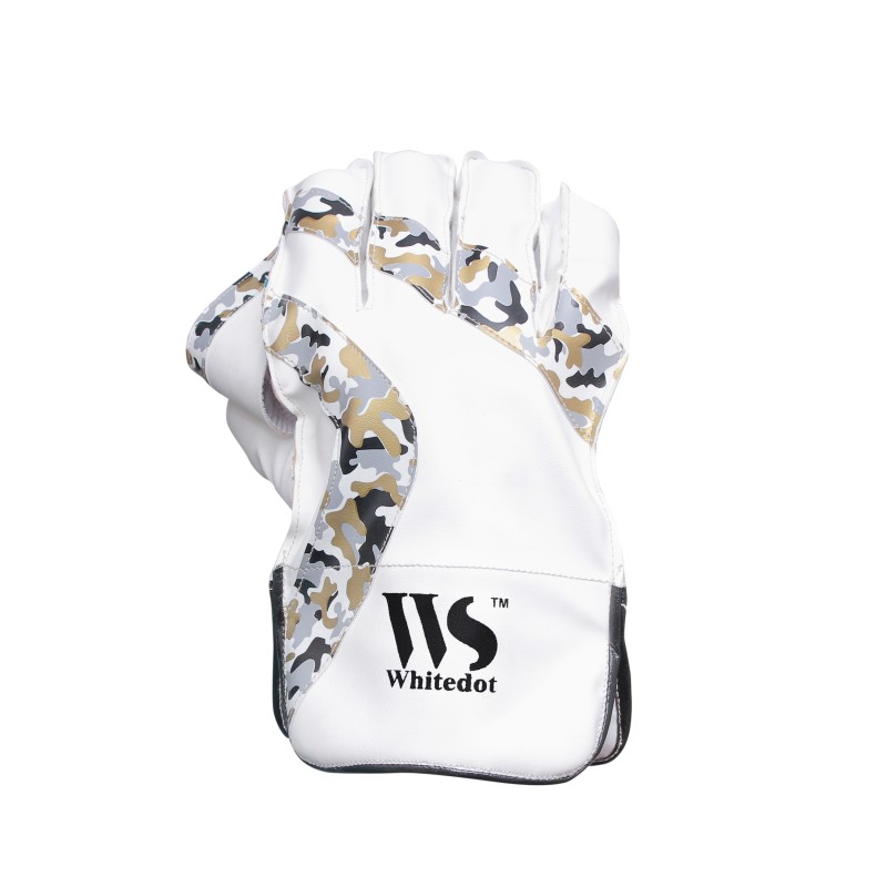 Whitedot Camo Wicket Keeping Gloves