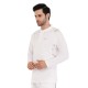 Whitedot Omega Quick Dry Full Sleeves Polo T-Shirt - White Whitedot Omega Quick Dry Full Sleeves Polo T-Shirt - White