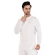 Whitedot Omega Quick Dry Full Sleeves Polo T-Shirt - White Whitedot Omega Quick Dry Full Sleeves Polo T-Shirt - White