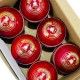 Whitedot Summer Red Cricket Leather Ball - 50 Over Whitedot Summer Red Cricket Leather Ball - 50 Over