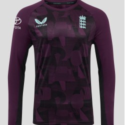 England Red 25/26 ODI Full Sleeves Cricket Training Fan Jersey - 100% Dryfit Polyester - With Name Personalization England Red 25/26 ODI Full Sleeves Cricket Training Fan Jersey - 100% Dryfit Polyester - With Name Personalization