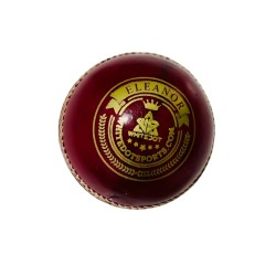 Whitedot Eleanor Red Cricket Leather Ball - 30 Over Whitedot Eleanor Red Cricket Leather Ball - 30 Over