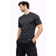 Whitedot FlexFit Round Neck Regular Dry Fit Gym Sports T-Shirt - Dark Grey Whitedot FlexFit Round Neck Regular Dry Fit Gym Sports T-Shirt - Dark Grey