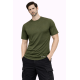 Whitedot FlexFit Round Neck Regular Dry Fit Gym Sports T-Shirt - Military Green Whitedot FlexFit Round Neck Regular Dry Fit Gym Sports T-Shirt - Military Green