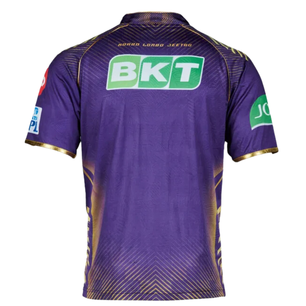 Kolkata Knight Riders IPL Replica Jersey 2024 (GT 2024 With Name Personalization) Kolkata Knight Riders IPL Replica Jersey 2024 (GT 2024 With Name Personalization)
