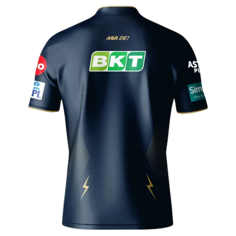 Gujarat Titans IPL Replica Cricket Jersey 2024 (GT 2024 With Name Personalization) Gujarat Titans IPL Replica Cricket Jersey 2024 (GT 2024 With Name Personalization)