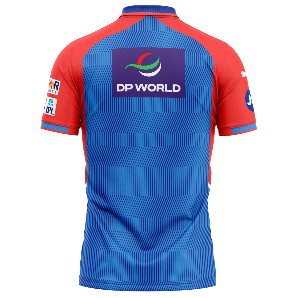 Delhi Capitals New IPL Replica Jersey 2025 (DC 2025 With Name Personalization)