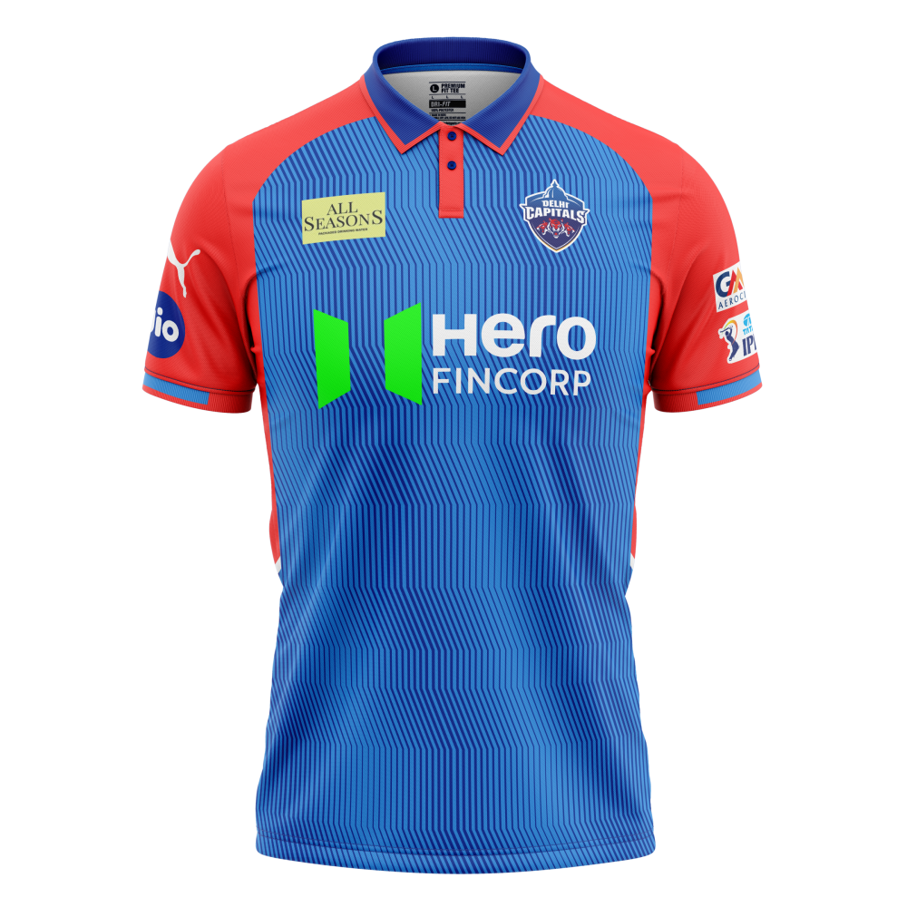 Delhi Capitals New IPL Replica Jersey 2025 (DC 2025 With Name Personalization)