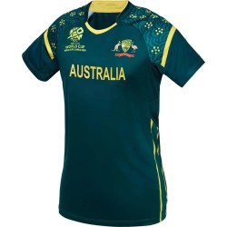 Australia 2026 T20 World Cup Half Sleeves Cricket Fan Jersey - 100% Dryfit Polyester - With Name Personalization