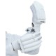Whitedot Albatross Players Cricket Batting Gloves - White Whitedot Albatross Players Cricket Batting Gloves - White