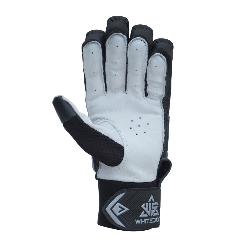Whitedot Capital Black Cricket Batting Gloves Whitedot Capital Black Cricket Batting Gloves