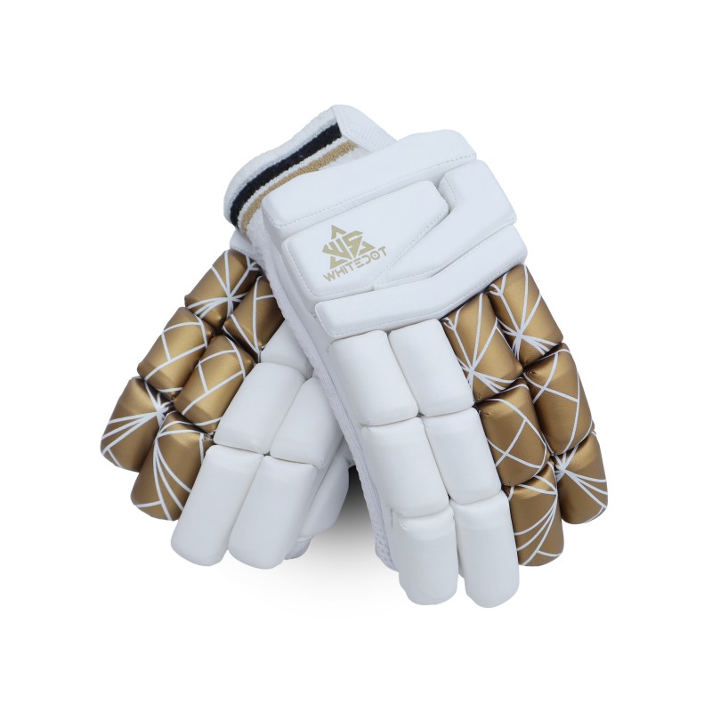 Whitedot Versed White Cricket Batting Gloves