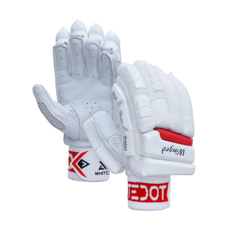 Whitedot Winged Players Cricket Batting Gloves Whitedot Winged Players Cricket Batting Gloves
