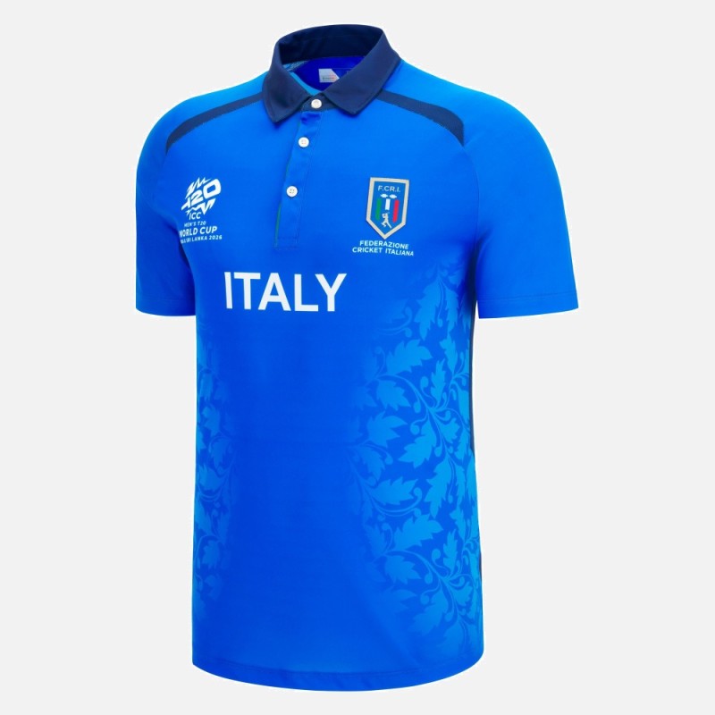 Italy 2026 Half Sleeves Cricket Fan Jersey - 100% Dryfit Polyester Italy 2026 Half Sleeves Cricket Fan Jersey - 100% Dryfit Polyester