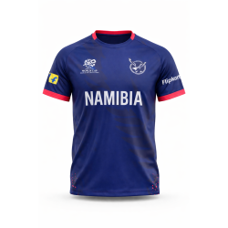 Namibia 2026 T20 World Cup Half Sleeves Cricket Fan Jersey - 100% Dryfit Polyester - With Name Personalization