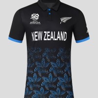 New Zealand T20 World Cup 2026 Half Sleeves Cricket Fan Jersey - 100% Dryfit Polyester - With Name Personalization