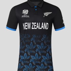 New Zealand T20 World Cup 2026 Half Sleeves Cricket Fan Jersey - 100% Dryfit Polyester - With Name Personalization New Zealand T20 World Cup 2026 Half Sleeves Cricket Fan Jersey - 100% Dryfit Polyester - With Name Personalization