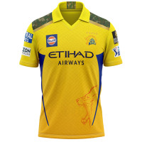 Chennai Super Kings IPL Replica Jersey 2025 (CSK 2025 With Name Personalization)