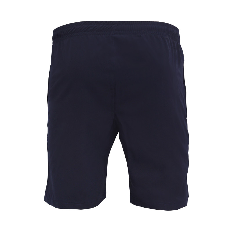 Whitedot Navy Blue Training Shorts - Zipper Pockets Whitedot Navy Blue Training Shorts - Zipper Pockets
