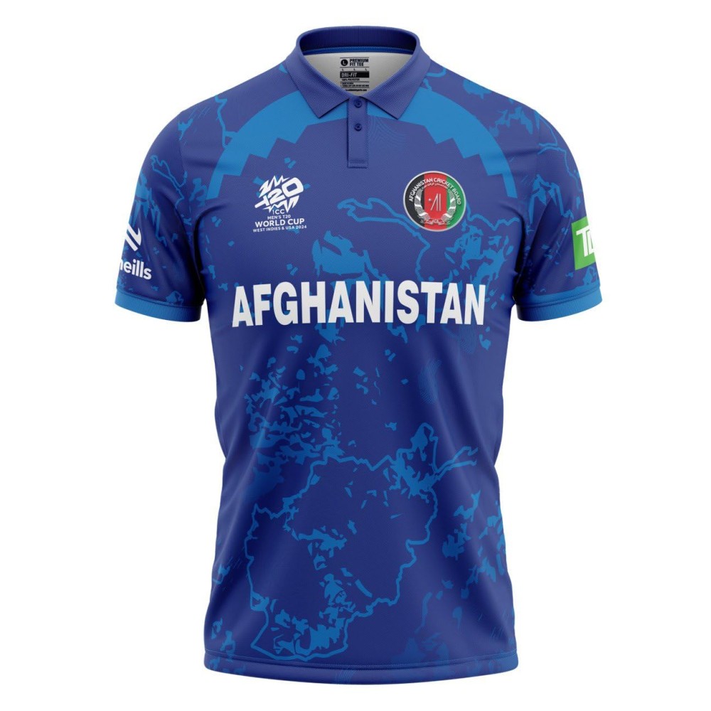 Afghanistan ODI World Cup 2024 Half Sleeves Cricket Fan Jersey - 100% Dryfit Polyester - With Name Personalisation Afghanistan ODI World Cup 2024 Half Sleeves Cricket Fan Jersey - 100% Dryfit Polyester - With Name Personalisation