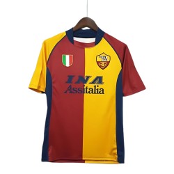 AS Roma 2001 Home UCL Football Jersey AS Roma 2001 Home UCL Football Jersey