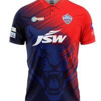 Delhi Capitals New IPL Replica Jersey 2022 (DC 2022 With Name Personalization)
