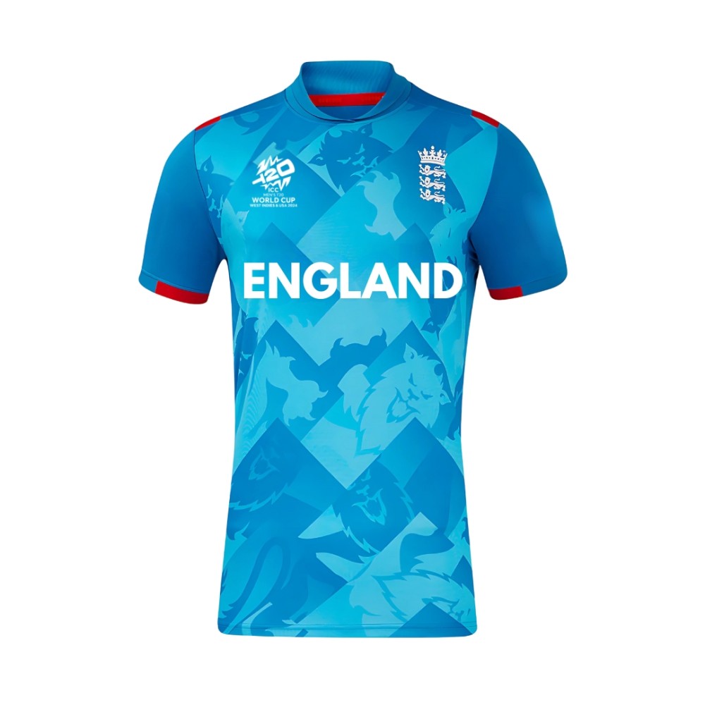 England Blue 24/25 ODI Half Sleeves Cricket Fan Jersey - 100% Dryfit Polyester England Blue 24/25 ODI Half Sleeves Cricket Fan Jersey - 100% Dryfit Polyester
