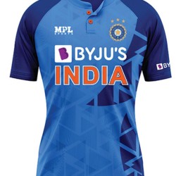 India T20 World Cup 2022 Half Sleeves Cricket Fan Jersey - 100% Dryfit Polyester - With Name Personalization India T20 World Cup 2022 Half Sleeves Cricket Fan Jersey - 100% Dryfit Polyester - With Name Personalization
