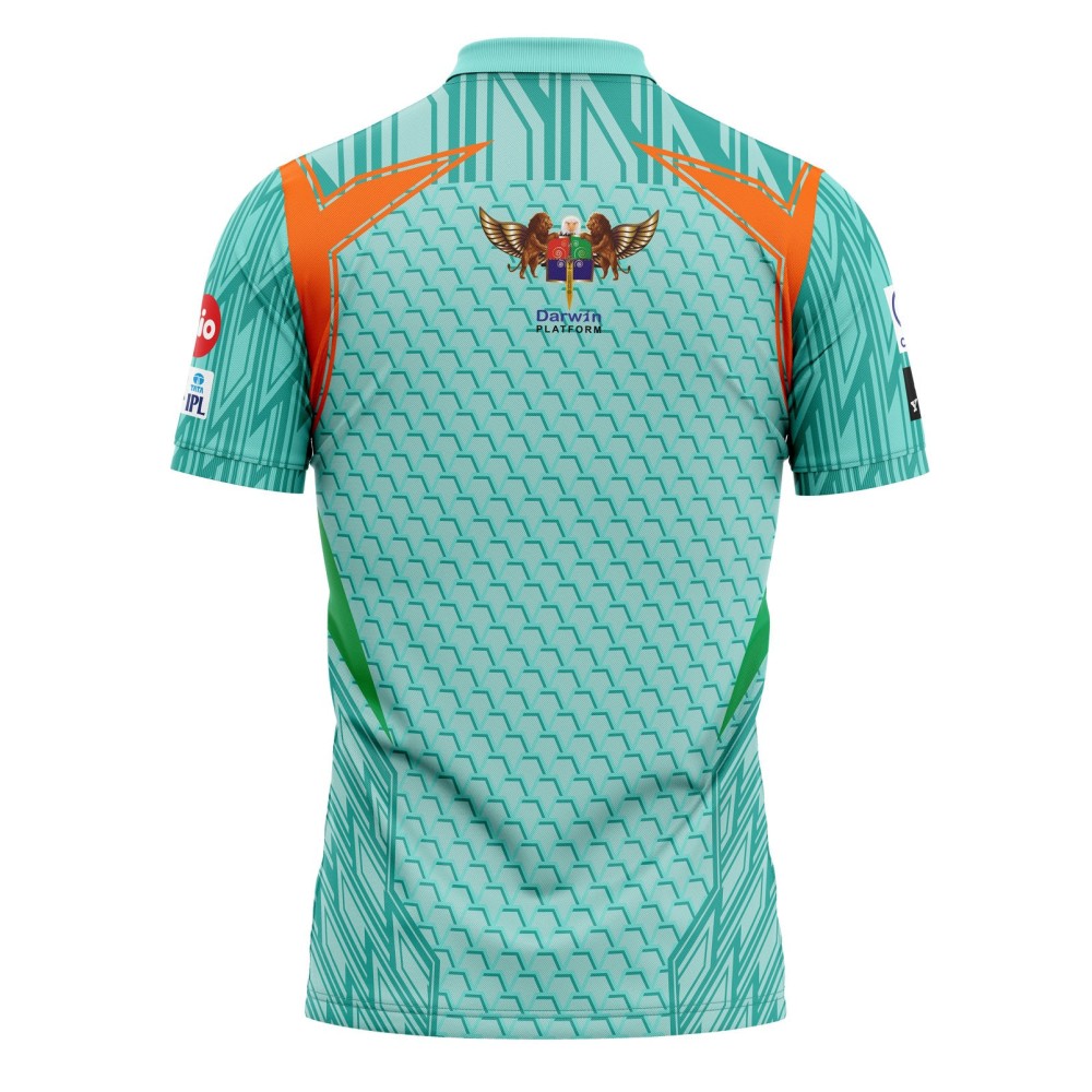Lucknow Super Giants IPL Replica jersey 2022 (LSG 2022 With Name Personalization) Lucknow Super Giants IPL Replica jersey 2022 (LSG 2022 With Name Personalization)