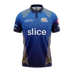 Mumbai Indians IPL Replica Jersey 2022 (MI 2022 With Name Personalization)