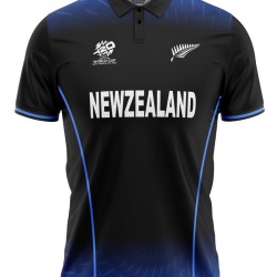 New Zealand ODI World Cup 2015 Half Sleeves Cricket Fan Jersey - 100% Dryfit Polyester - With Name Personalisation New Zealand ODI World Cup 2015 Half Sleeves Cricket Fan Jersey - 100% Dryfit Polyester - With Name Personalisation