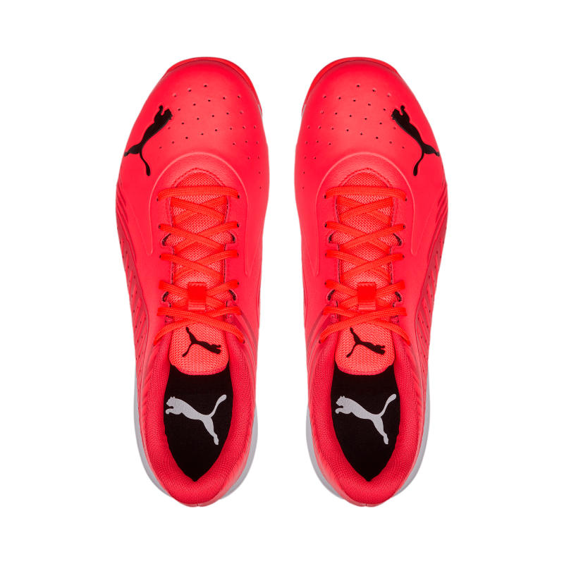 Puma 22 FH Rubber Unisex Cricket Shoes - Fiery Coral-Puma Black-Poppy Red Puma 22 FH Rubber Unisex Cricket Shoes - Fiery Coral-Puma Black-Poppy Red