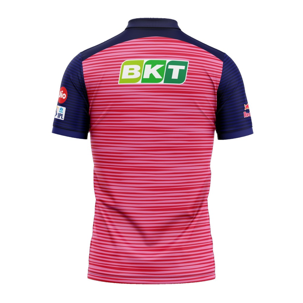 Rajasthan Royals IPL Replica Cricket Jersey 2022 (RR IPL Jersey with Name Personalization) Rajasthan Royals IPL Replica Cricket Jersey 2022 (RR IPL Jersey with Name Personalization)