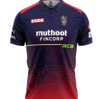 Royal Challengers Bangalore IPL Replica jersey 2022 (RCB IPL Jersey with Name Personalization)