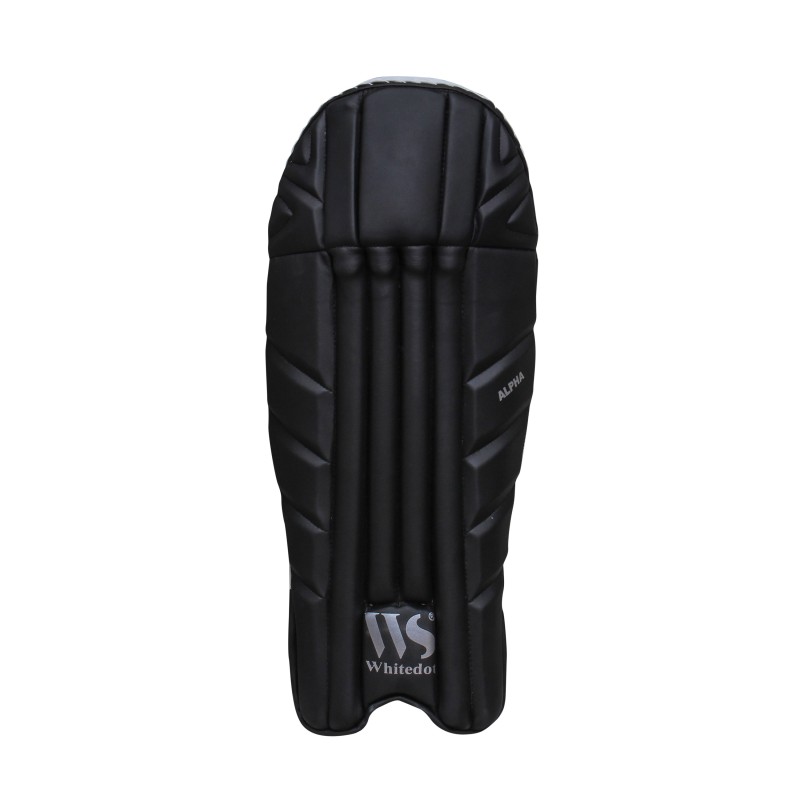 Whitedot Alpha Players Black Wicket Keeping Pads Whitedot Alpha Players Black Wicket Keeping Pads