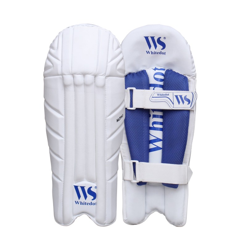 Whitedot Alpha Players White Wicket Keeping Pads Whitedot Alpha Players White Wicket Keeping Pads
