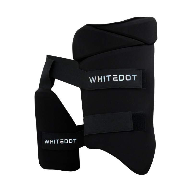 Whitedot Black Combo Cricket Thigh Guard Whitedot Black Combo Cricket Thigh Guard