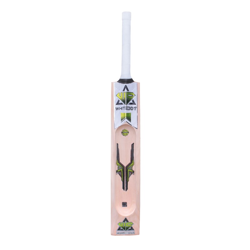 Whitedot Dot 1.1 Double Blade Scoop Kashmir Willow Bat - For Heavy and Light Tennis Ball - Weight Approx. 1000-1100 Gram Whitedot Dot 1.1 Double Blade Scoop Kashmir Willow Bat - For Heavy and Light Tennis Ball - Weight Approx. 1000-1100 Gram