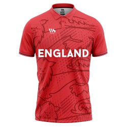 Whitedot England Red Fan Cricket T-shirt