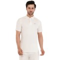 Whitedot Hexa Quick Dry Cricket White Polo T-Shirt - Off White