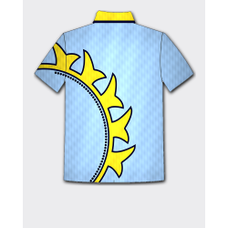 Whitedot Printed Team Wear - 100% Dry fit Polyester - Personalize it with your name & club logo - 540036 Whitedot Printed Team Wear - 100% Dry fit Polyester - Personalize it with your name & club logo - 540036