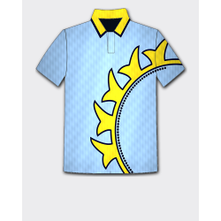 Whitedot Printed Team Wear - 100% Dry fit Polyester - Personalize it with your name & club logo - 540036