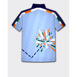 Whitedot Printed Team Wear - 100% Dry fit Polyester - Personalize it with your name & club logo - 540037 Whitedot Printed Team Wear - 100% Dry fit Polyester - Personalize it with your name & club logo - 540037