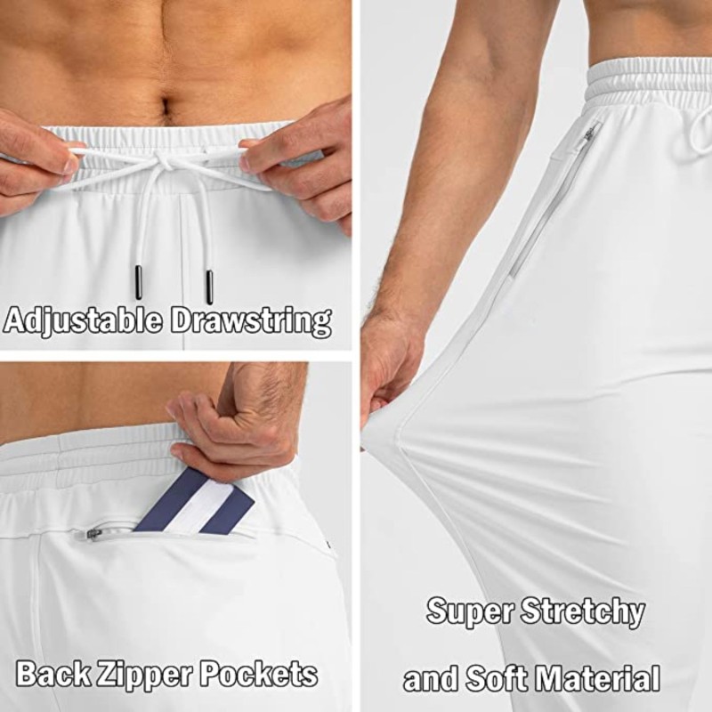 Whitedot Sigma Dri-FIT Active Trouser Pants - White Whitedot Sigma Dri-FIT Active Trouser Pants - White