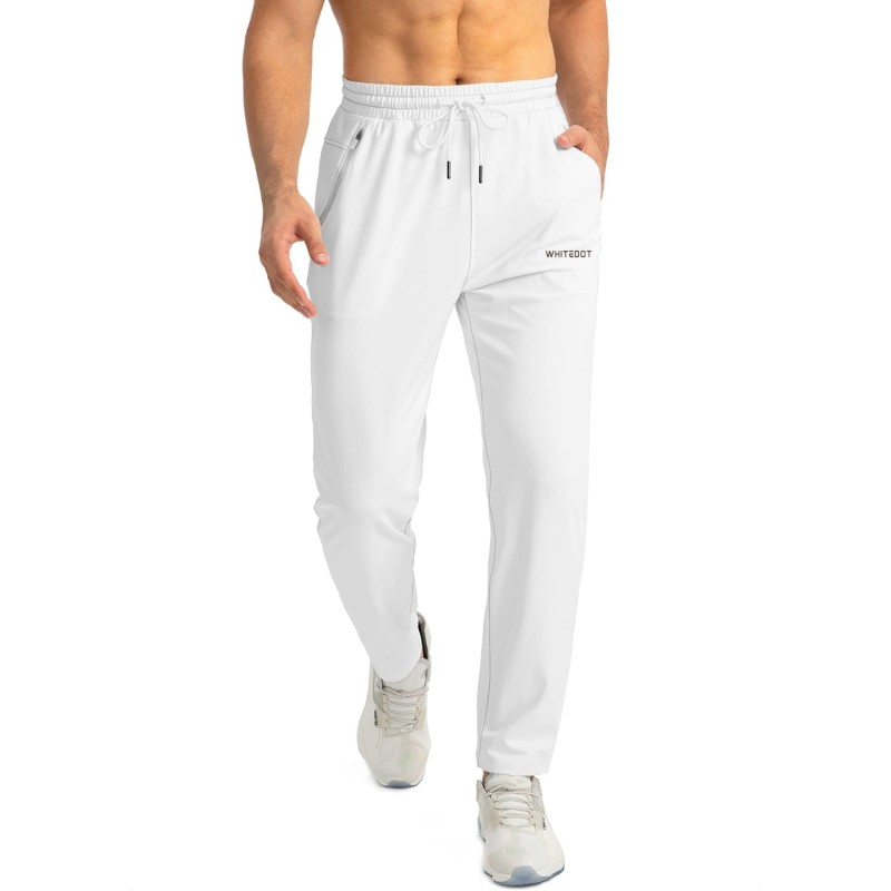 Whitedot Sigma Dri-FIT Active Trouser Pants - White Whitedot Sigma Dri-FIT Active Trouser Pants - White